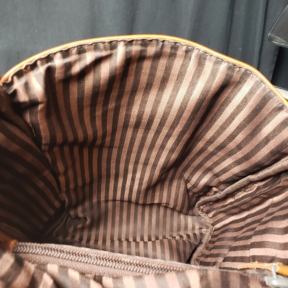 Jack Georges Vintage 'Voyager Collection' Backpack/Crossbody Bag in  Honey Brown - Picture 12 of 15